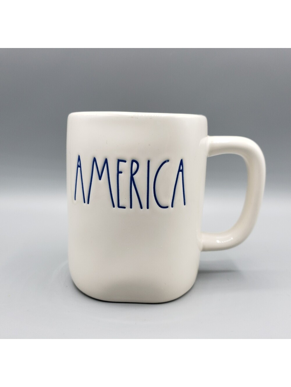 Rae Dunn Coffee Mug 4th of July America Red Interior Independence Day Patriotic